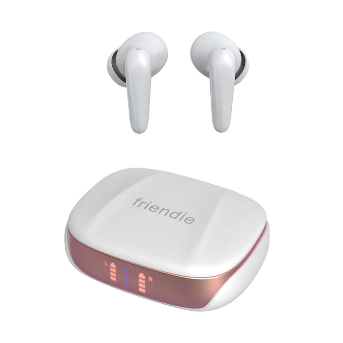 Auriculares inalámbricos AIR Focus ANC, blanco perla y oro rosa