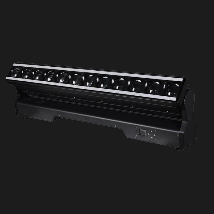 Ruchoma belka oświetleniowa LED N2 DMX 12 × 40 W do zastosowań scenicznych i DJ-skich