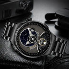 Black men's large-screen sports smartwatch