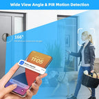 Judas numérique Wi-Fi intelligent avec caméra et sonnette