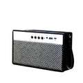 Przenośny mini głośnik Bluetooth w stylu retro, czarny