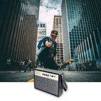 Przenośny mini głośnik Bluetooth w stylu retro, czarny