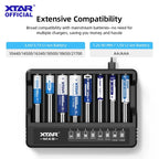 Chargeur intelligent de piles XTAR MX8