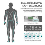 Black smart body fat scale with handles