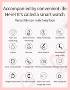 Womens Smart Watch with BT Call-4