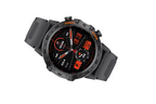 Montre connectée Bluetooth pour homme, noire