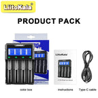 Chargeur intelligent de piles LiitoKala Lii-K4