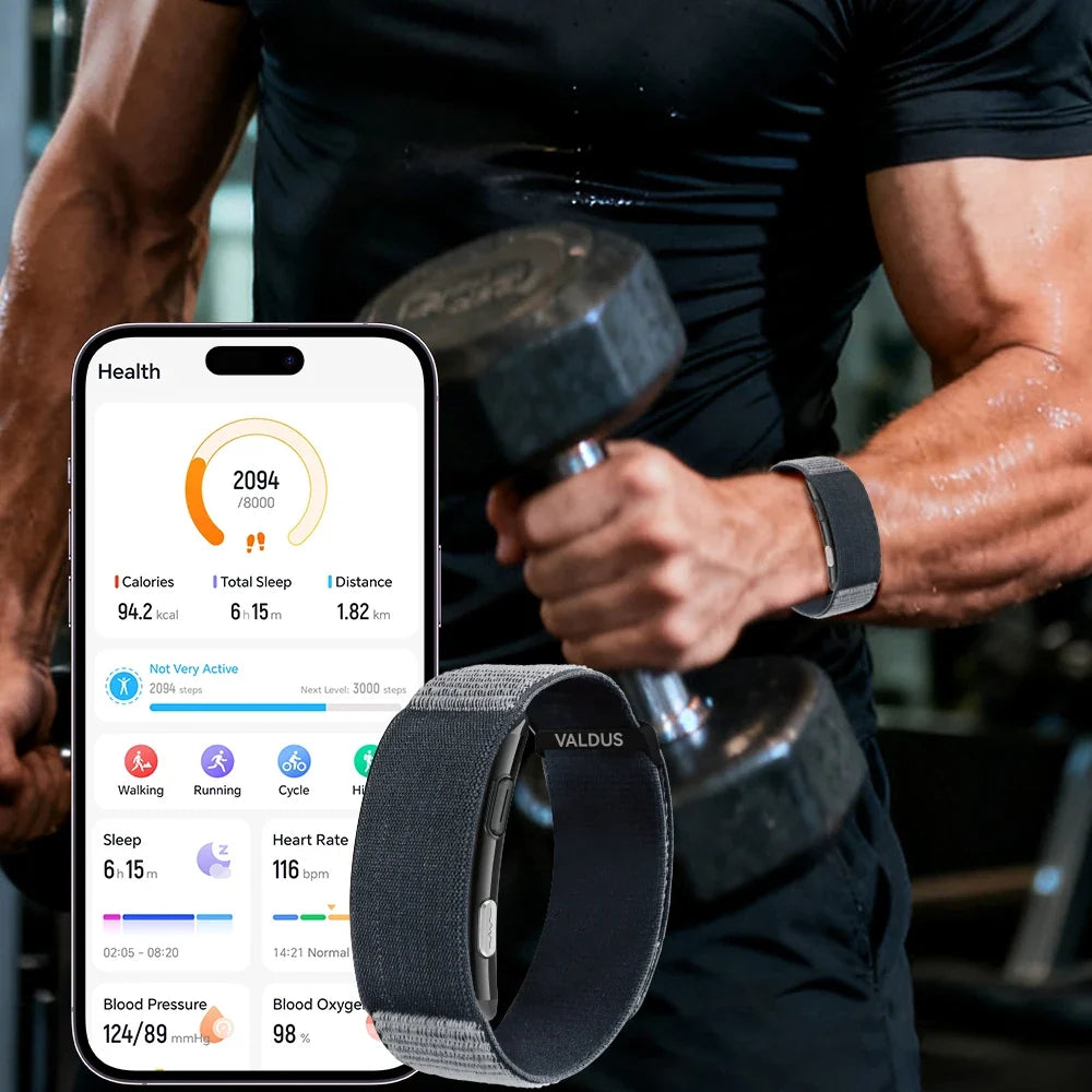 Bracelet connecté VALDUS VITRO avec fonction ECG