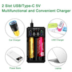 Inteligentna miniładowarka USB Vapcell U2 2 A
