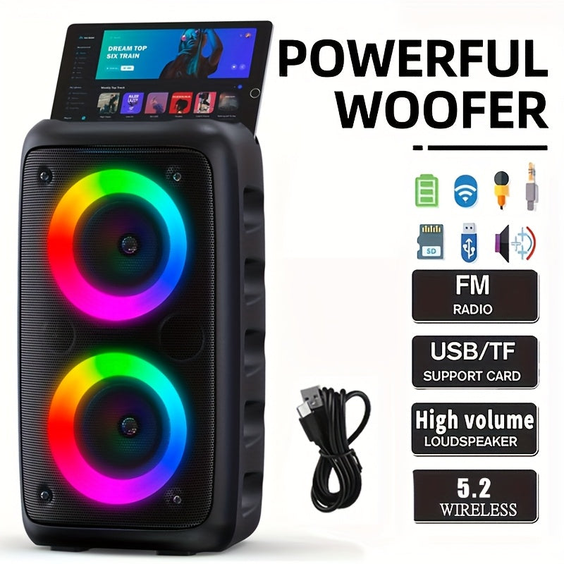 Grande enceinte sans fil aux basses profondes