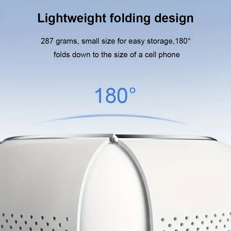 Rechargeable smart eye massager with 1,200 mAh battery
