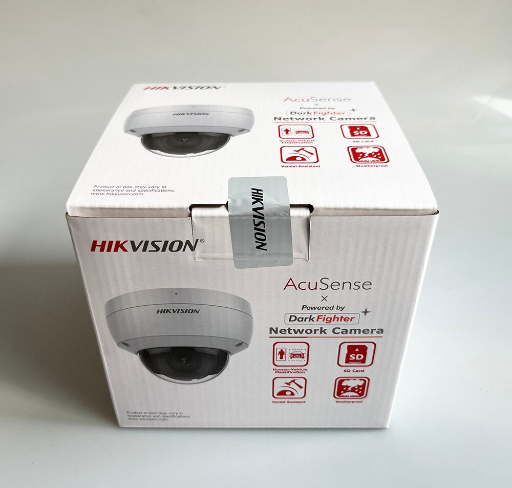Kamera bezpieczeństwa Hikvision AcuSense 4 MP z wykrywaniem osób i pojazdów