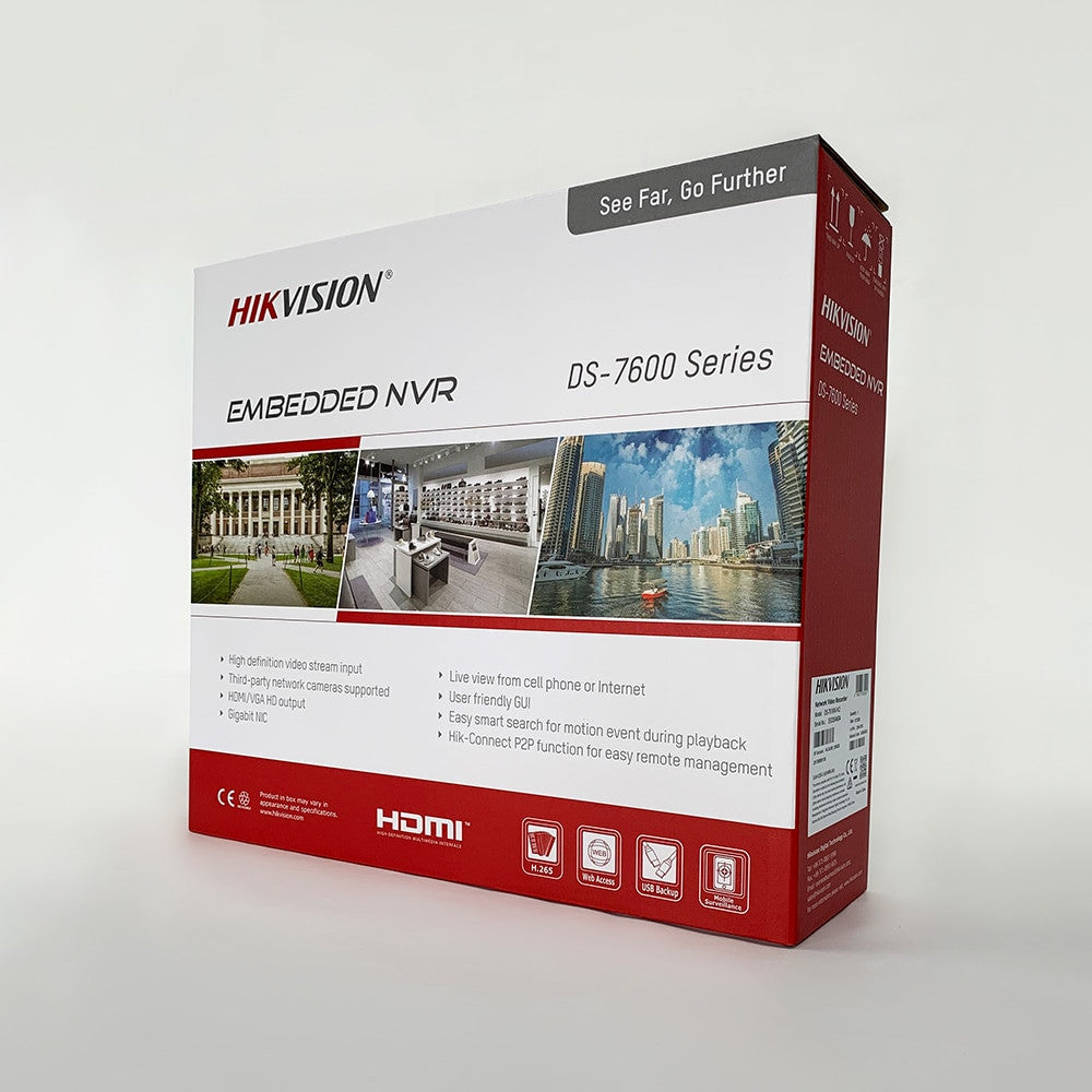 Kit de vidéosurveillance IP Hikvision de 8 MP avec caméra DS-2CD2385G1-I