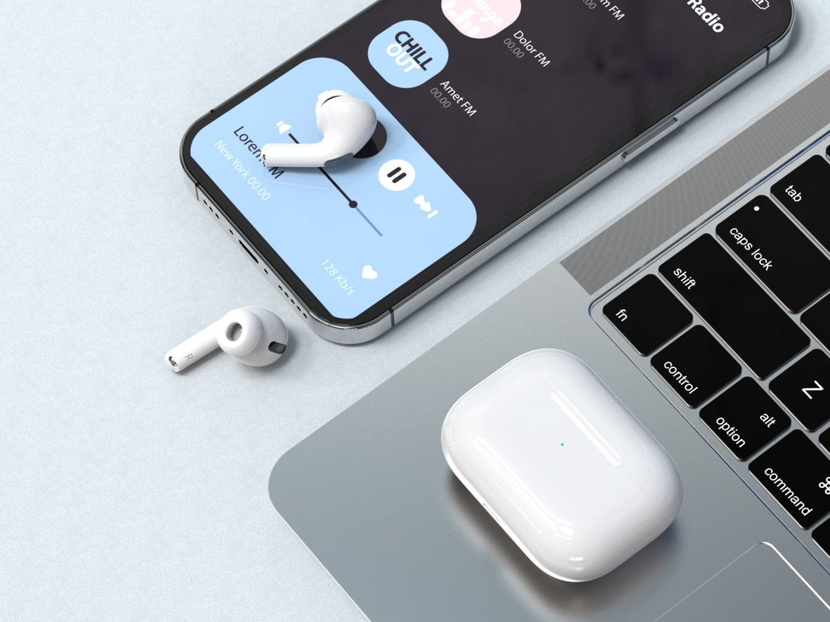 Słuchawki Techancy TWS KP2708 Bluetooth 5.3, białe, do 5 h odtwarzania