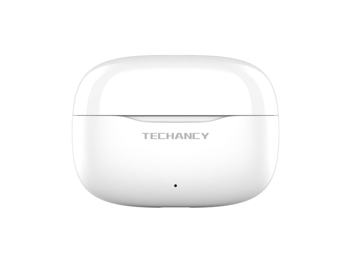Auriculares Techancy TWS KP2715 Bluetooth 5.4 con micrófono HD, blancos