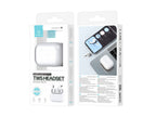 Słuchawki Techancy TWS KP2708 Bluetooth 5.3, białe, do 5 h odtwarzania