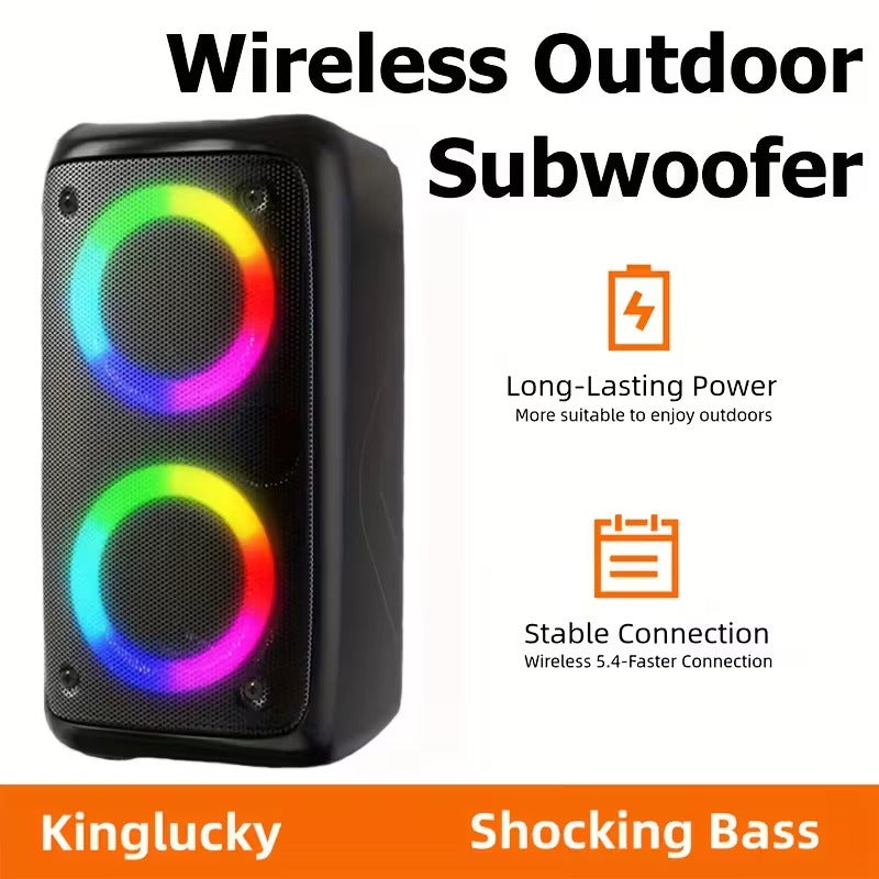 Grande enceinte sans fil aux basses profondes