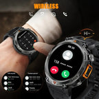 Smartwatch with touchscreen and torch